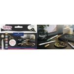 FABER-CASTELL Creative Marker GOLDFABER, 6er Etui Metallic Moments, Tinte auf Wasserbasis, geruchsneutral, wisch- und - 1 Stück (161107)