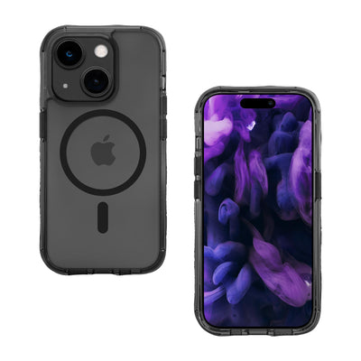 LAUT Crystal Matter X Cover für Apple iPhone 15 Plus 6,7″ Schwarz - Transparent