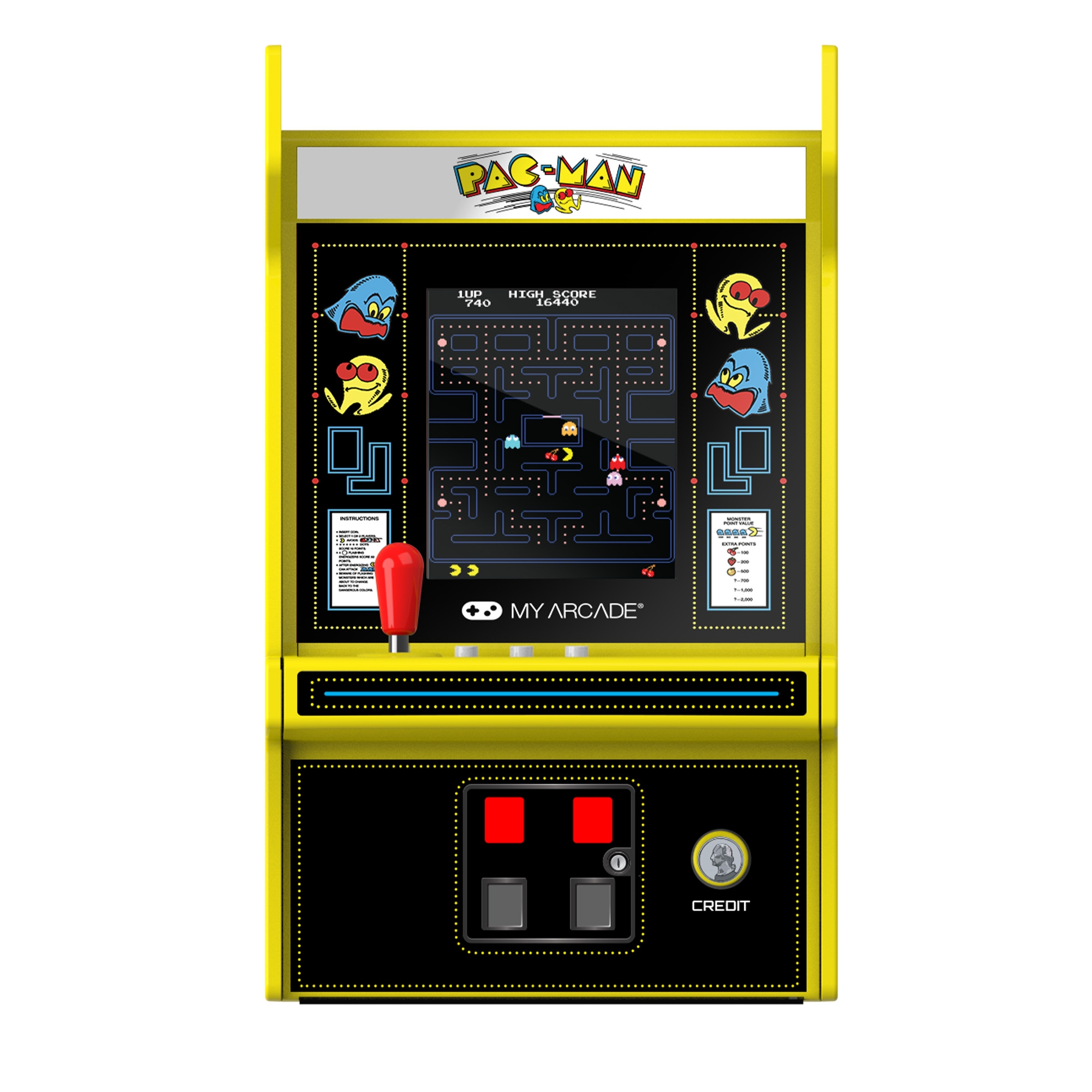 dreamGEAR My Arcade PAC-MAN Micro Player Pro 2.75" Mehrfarbig