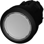 Siemens Drucktaster Betätiger flach, Frontring Kunststoff Klar Druckentriegelung SIRIUS ACT 3SU1000-0AB70-0AA0 1 St. (3SU1000-0AB70-0AA0)