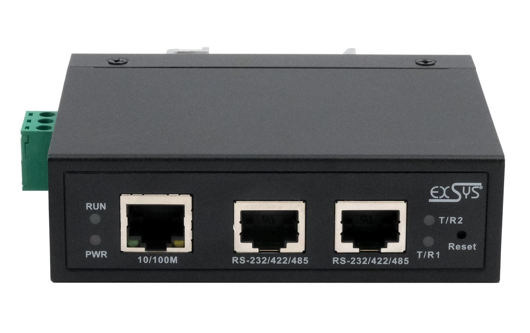 Exsys EX-61002 Geräteserver 2x RS-232/422/485 2x Ethernet mit Netzadapter