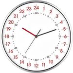 TFA Dostmann 60.3069.02 Quarz Wanduhr 304 mm x 48 mm Aluminium (60.3069.02)