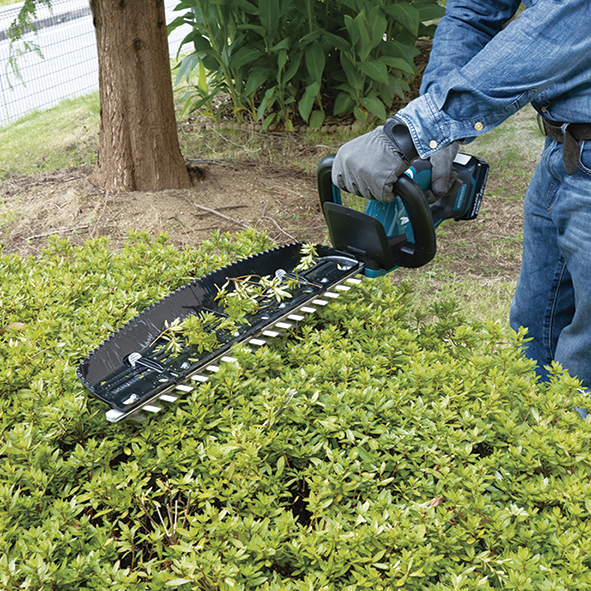Makita DUH506Z Akku-Heckenschere Schwarz, Blau