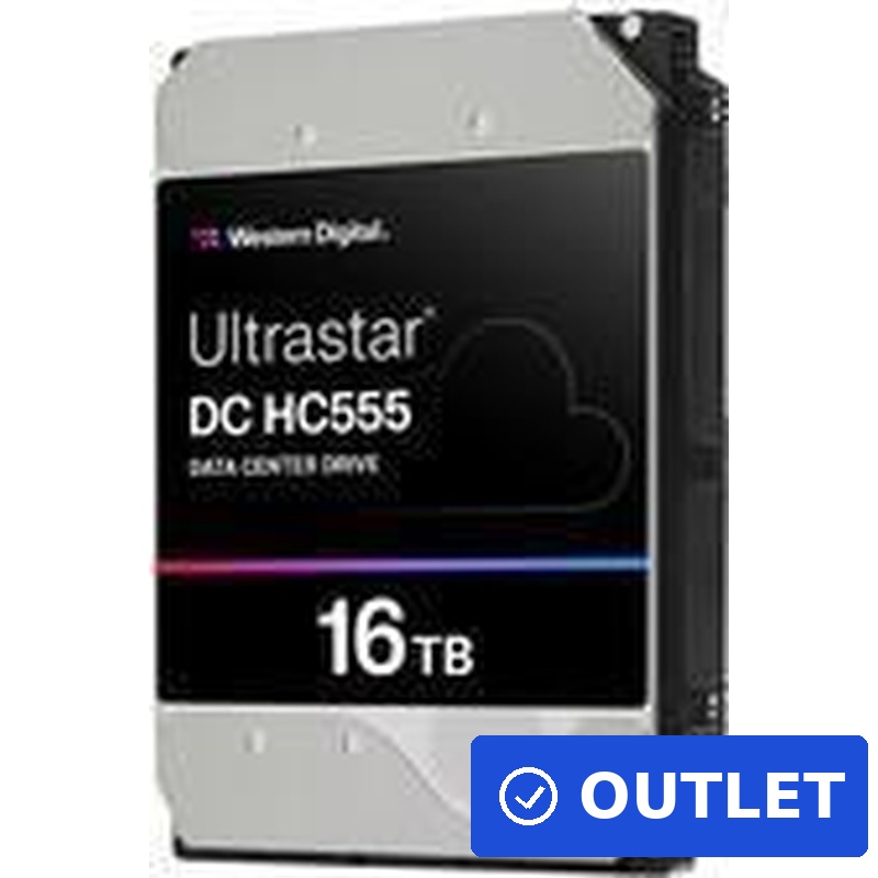 Western Digital Ultrastar DC HC555 16TB Festplatte SAS 12Gb/s 7200 U/min Datencenter (0B47745) (geöffnet) (geöffnet)