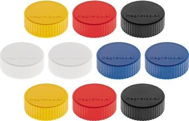 magnetoplan Magnet Discofix Magnum 1660010 34mm sortiert 10 St./Pack. (1660010)