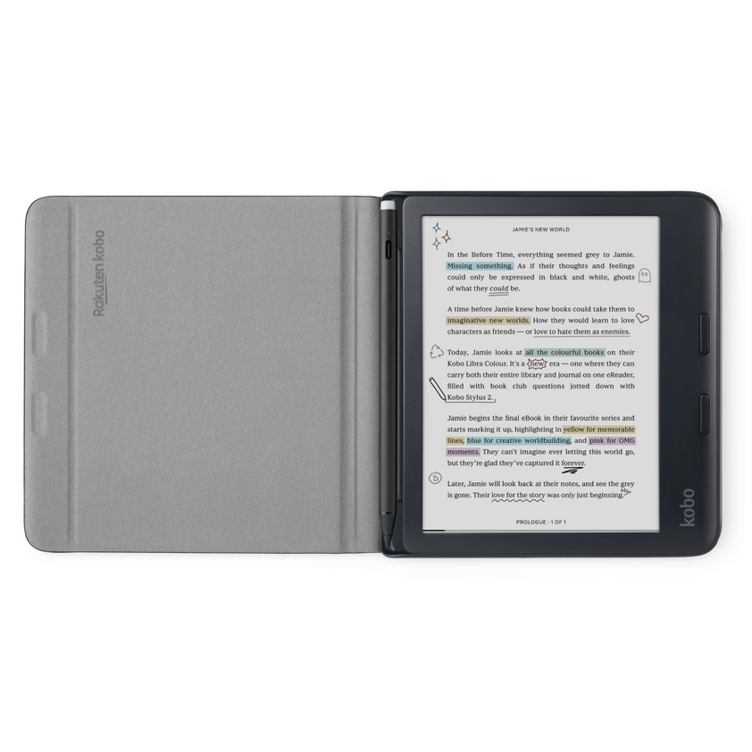 Kobo Libra SleepCover Flip-Hülle für eBook-Reader 7" Schwarz