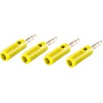 shiverpeaks BS56200-4Y Drahtverbinder Banana Gelb (BS56200-4Y)