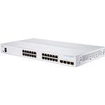 Cisco Business 250 Series CBS250-24T-4X - Switch - L3 - Smart - 24 x 10/100/1000 + 4 x 10 Gigabit SFP+ - an Rack montierbar