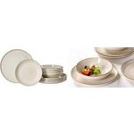 Ritzenhoff & Breker Tafelservice OLIVIA, 8-teilig aus Steinzeug, mit Reaktivglasur, spülmaschinenfest, - 1 Stück (746860)
