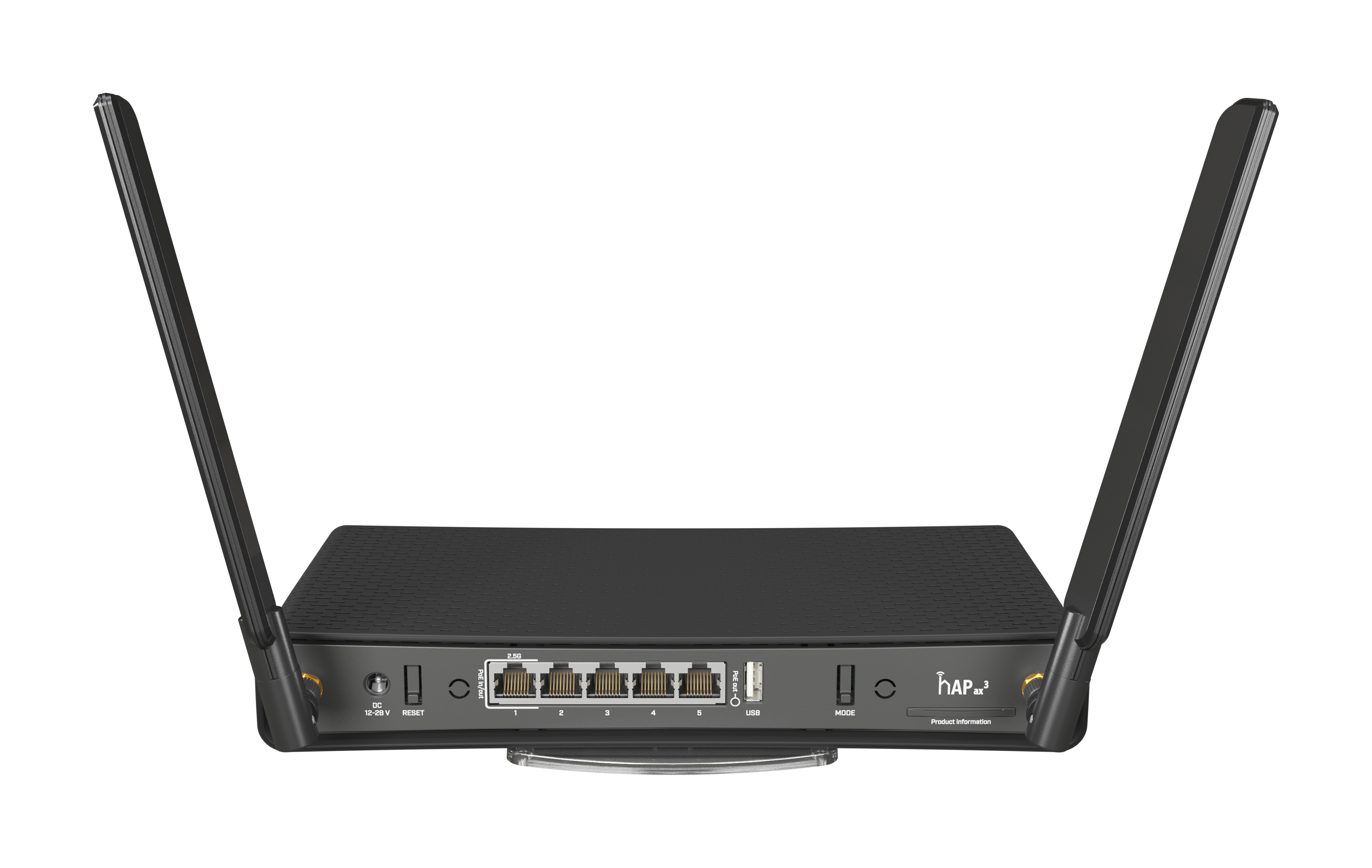 MikroTik hAP ax³ Wireless Router Wi-Fi 6 5 Ports Schwarz