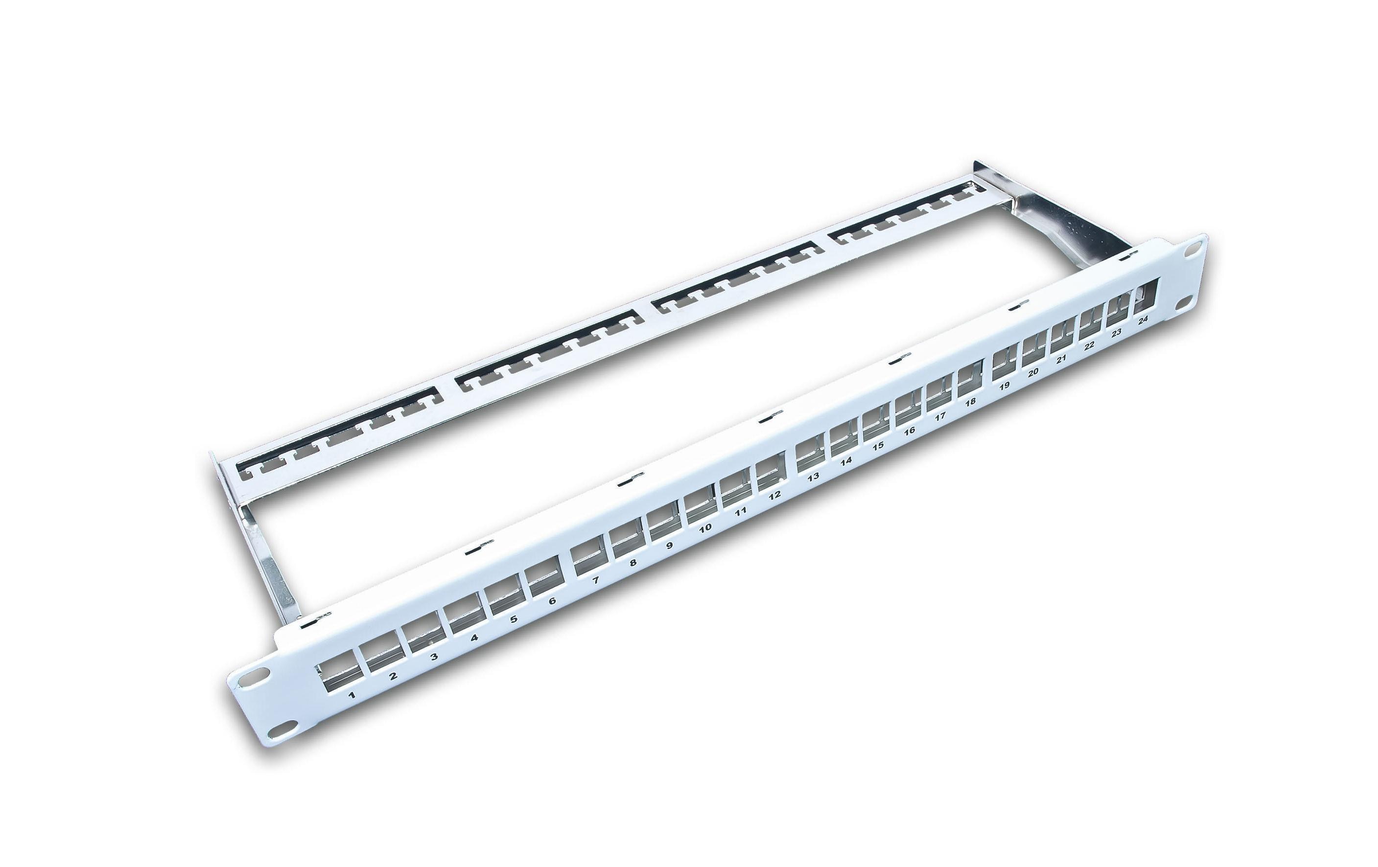 Wirewin Keystone System TKS PANEL 24 19" Grau