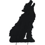 EUROPALMS Silhouette Wolf, 63cm (83505002)