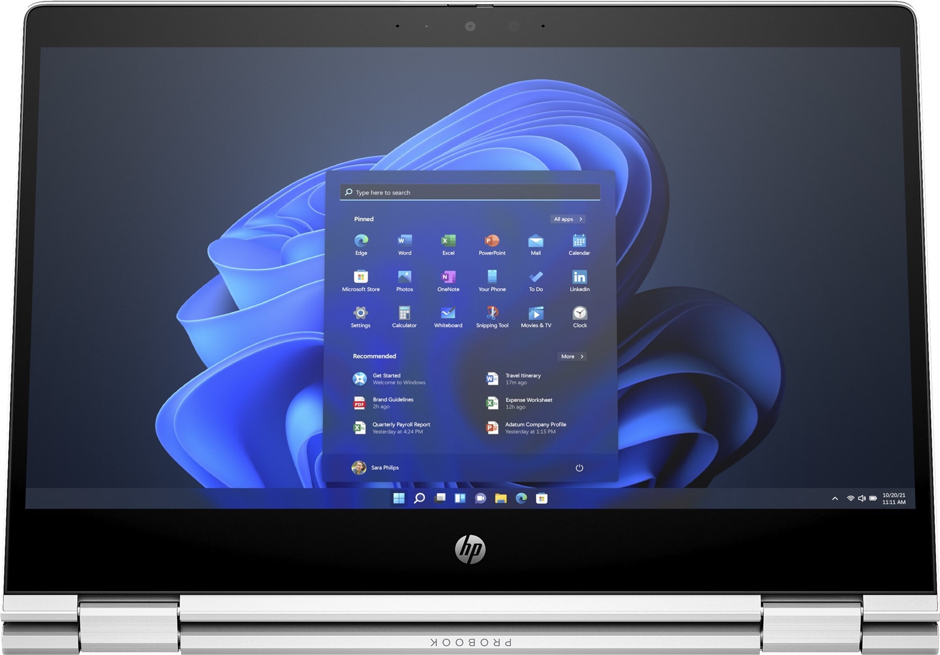 HP Pro x360 435 G10 13.3" Ryzen 7 7730U 32 GB RAM 1 TB SSD Schnellaluminium in Silber