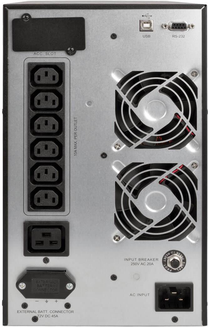 Tripp Lite Eaton Tripp Lite Series SUINT3000XLCD 3000 VA 2700 W Online-Doppelwandler-USV Schwarz