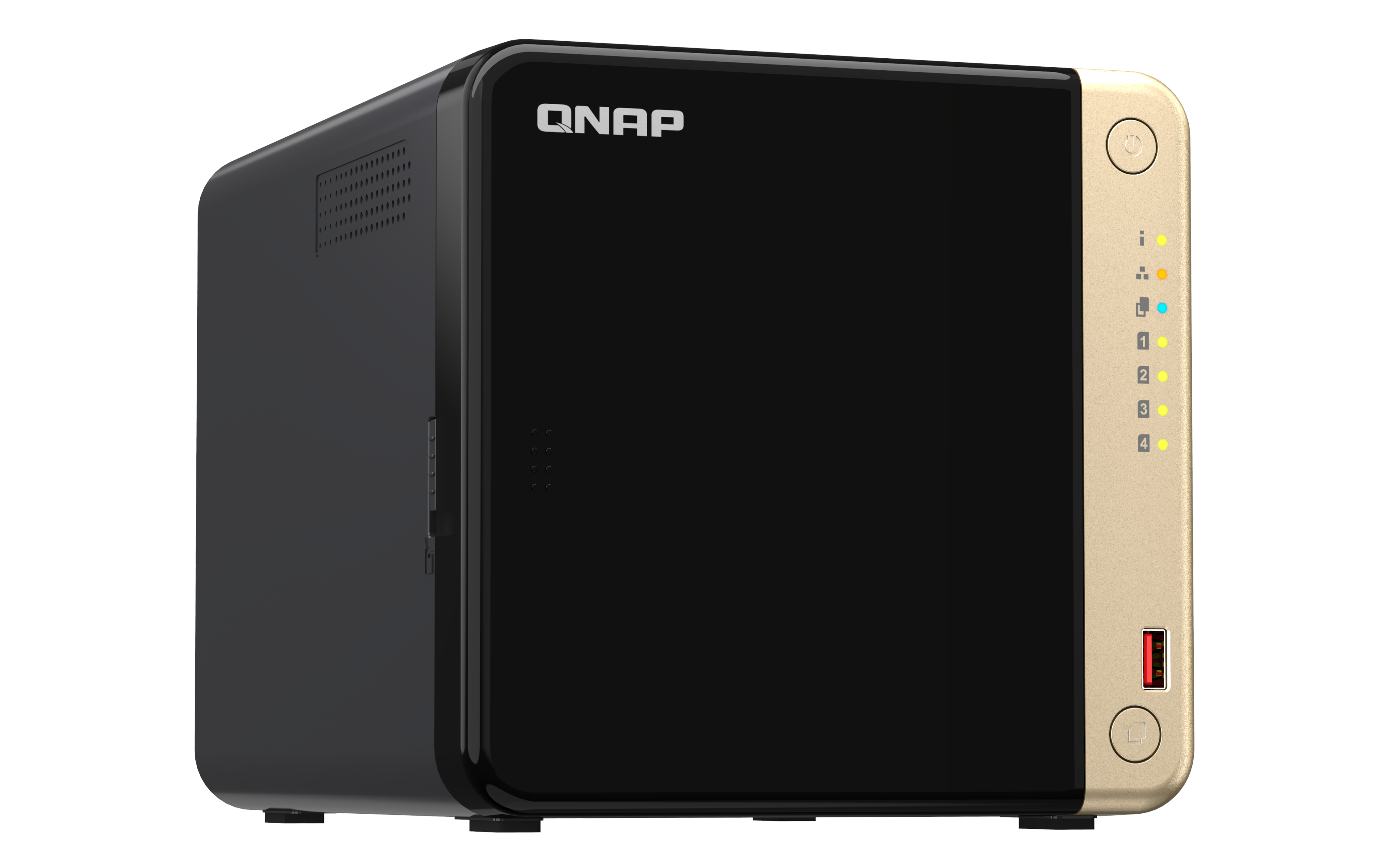 QNAP TS-464 NAS-Server 8 GB RAM Schwarz
