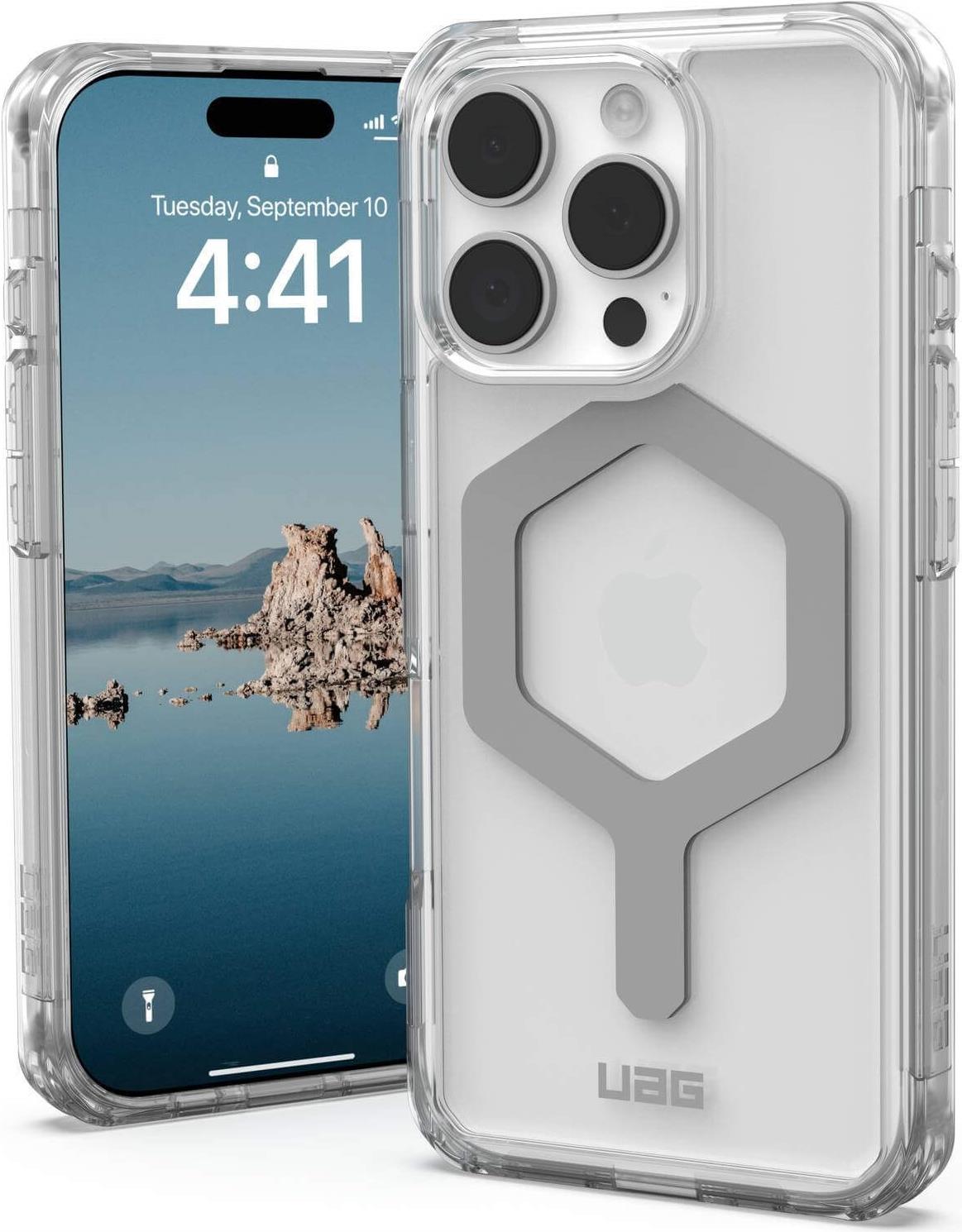 UAG Urban Armor Gear Plyo MagSafe Case | Apple iPhone 16 Pro | ice (transparent)/silber | 114480114333 (114480114333)