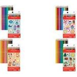 CARAN D'ACHE Buntstifte SWISSCOLOR KAWAII Monsters, 12er Set wasservermalbar, aus Zedernholz, hexagonaler Schaft, - 1 Stück (1285.801)