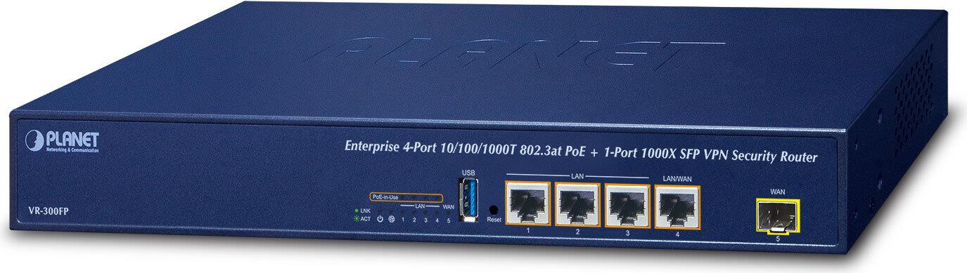 PLANET VR-300FP WLAN-Router Gigabit Ethernet Blau (VR-300FP)