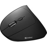 Sandberg 630-14. Formfaktor: rechts, Vertikale Ausführung. Bewegungerfassungs Technologie: Optisch, Geräteschnittstelle: USB Typ-A, Bewegung Auflösung: 2400 DPI, Tastentyp: Gedrückte Tasten, Knopfanzahl: 6, Scroll Typ: Rad. Energiequelle: Kabel. Produktfarbe: Schwarz (630-14)