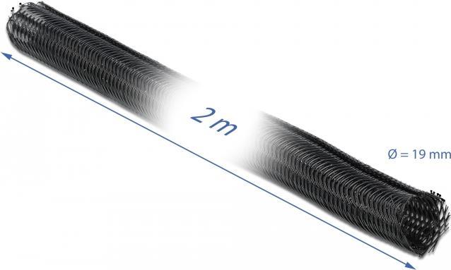 Delock Braided Sleeving self-closing (18855)