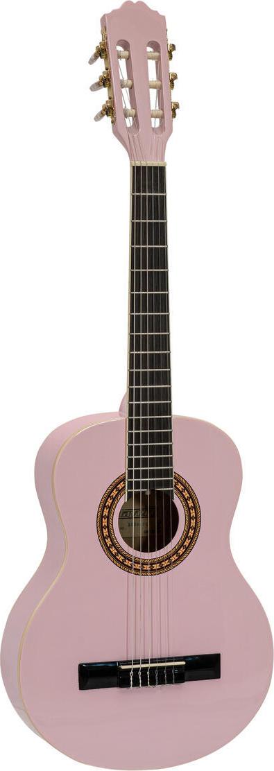 DIMAVERY AC-303 Klassikgitarre 3/4, rosa (26242029)