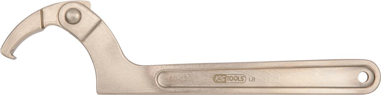 KS TOOLS BRONZEplus Gelenk-Hakenschlüssel Ø 50-120 mm (963.8209)