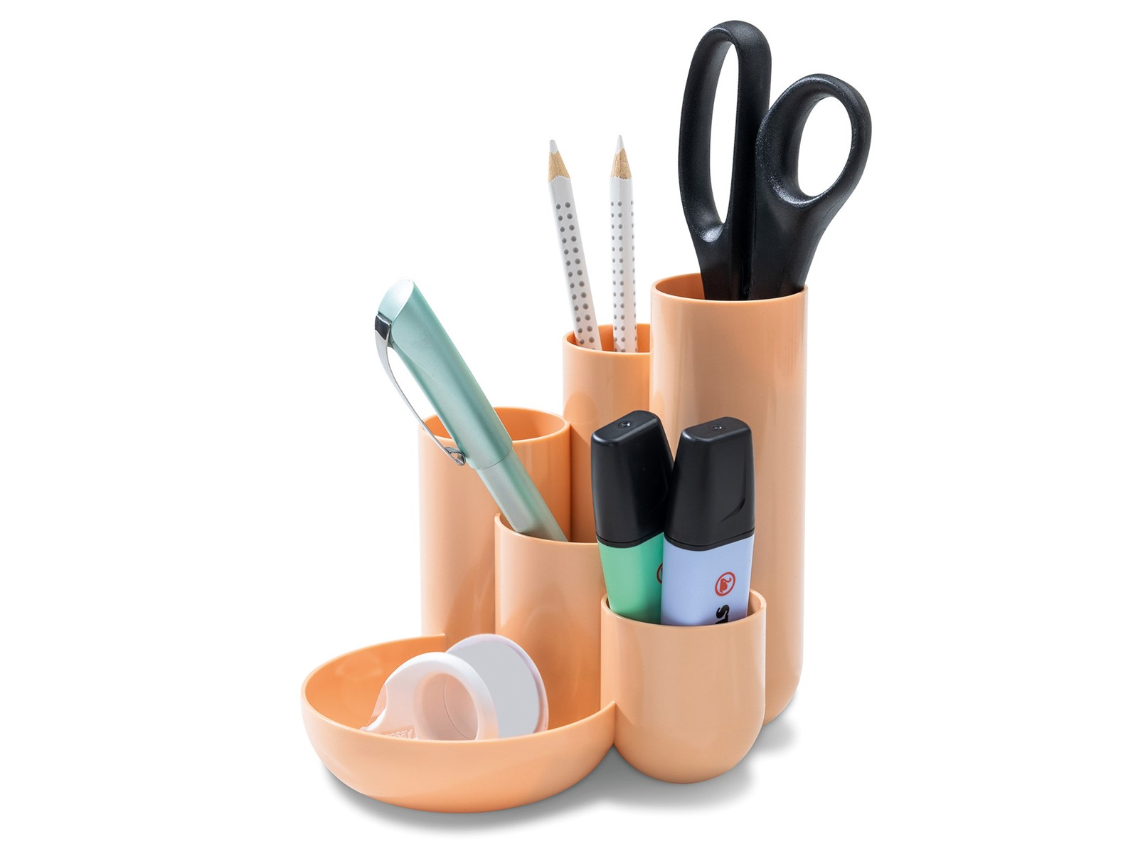 HAN CAMPUS Multiköcher 6 Fächer Polystyrol Orange