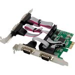 InLine PCIe 4-Port RS-232 Karte 4x D-Sub 9 Stecker inkl. Low-Profile (76619E)