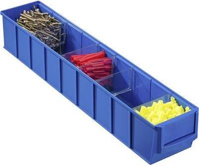 Allit Lagersichtbox ProfiPlus ShelfBox 500S Blau Blau (L x B x H) 91 x 500 x 81 mm (456560)