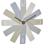 TFA Dostmann 60.3020.30 Quarz Wanduhr 400 mm x 37 mm x 400 mm Bunt Schleichendes Uhrwerk (lautlos) (60.3020.30)