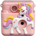 Denver KPC-1363 Kinder Sofortbild-Kamera Einhorn rose (KPC-1363RO)