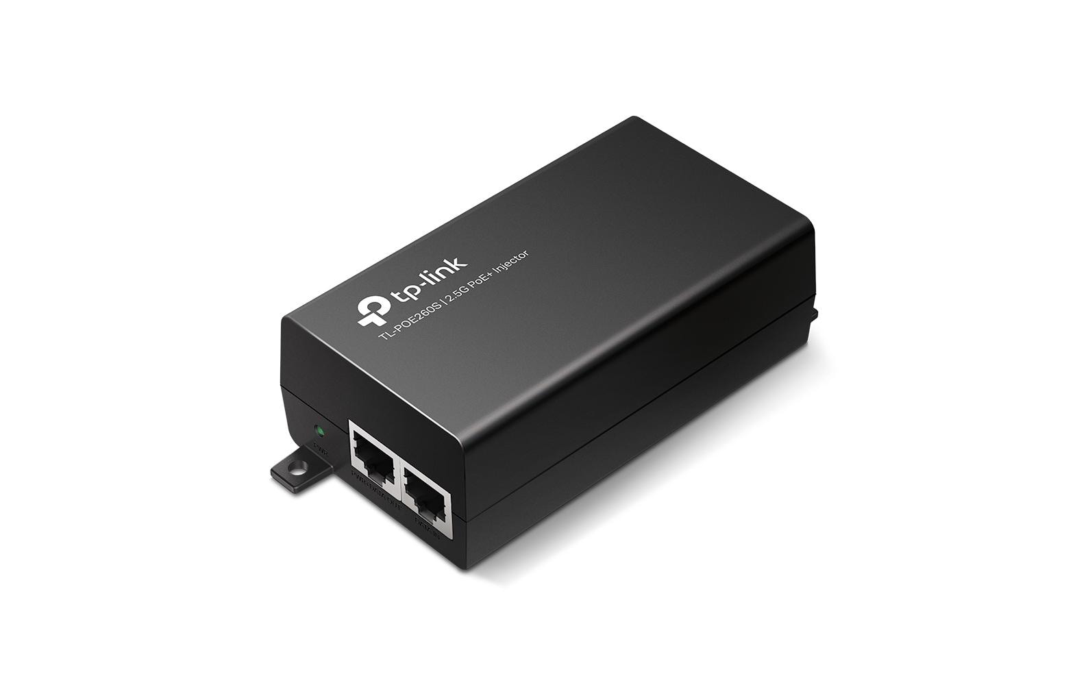 TP-Link Omada POE260S 2.5 Gbps PoE+ Power Injector Schwarz