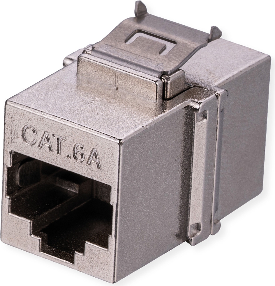VALUE RJ45 Kupplung geschirmt Kat.6A silber kurz (26.99.0379)
