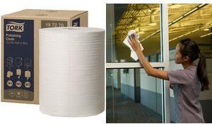 TORK Polier-Putzrolle, 1-lagig, weiß, 171 m System: W1/W2/W3, Qualität: Premium, aus Vliesstoff, - 1 Stück (197270)