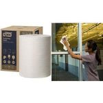 TORK Polier-Putzrolle, 1-lagig, weiß, 171 m System: W1/W2/W3, Qualität: Premium, aus Vliesstoff, - 1 Stück (197270)