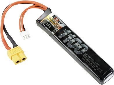 Reely Modellbau-Akkupack (LiPo) 7.4 V 1100 mAh Zellen-Zahl: 2 30 C Softcase XT60 (RE-7747020)