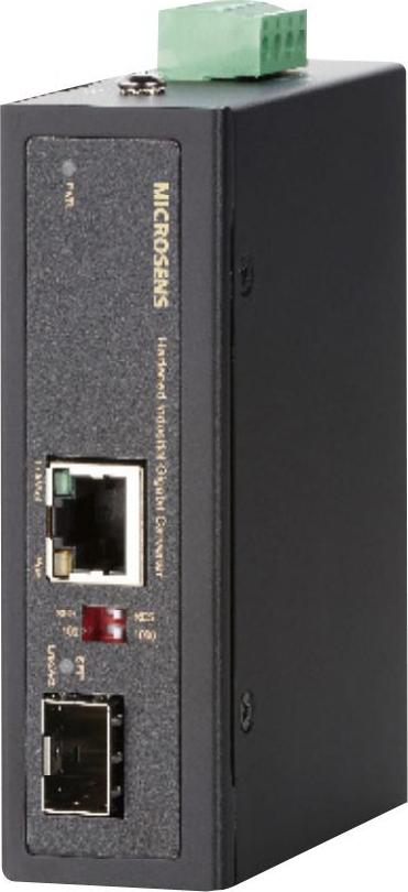 MICROSENS MS657099X Medienkonverter RJ-45 / SFP Schwarz