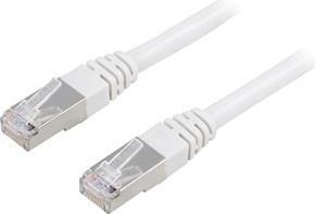 Deltaco FTP Cat6 - 1m Netzwerkkabel Weiß (STP-61V)