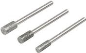 Wolfcraft 5987000 Diamantschleifstift-Set, zylinderförmig, 3-tlg. 1 Set (5987000)