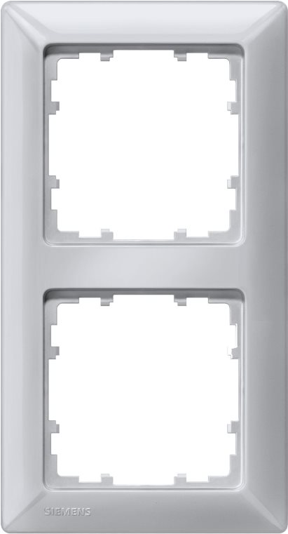 Siemens 5TG25523 Aluminium Schalterplatte & Steckdosenabdeckung (5TG25523)