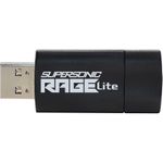 Patriot Memory Supersonic Rage Lite USB-Stick 64 GB USB Typ-A 3.2 Gen 1 (3.1 Gen 1) Schwarz - Blau (PEF64GRLB32U)