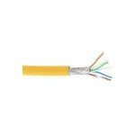 InLine® Patchkabel Cat.6A, S/FTP (PiMf), halogenfrei, 500MHz, gelb, 100m (76899Y)