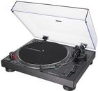 Audio-Technica AT-LP120X. Typ: Plattenspieler mit Direktantrieb, Betrieb: Manuell, Produktfarbe: Schwarz. Form: J-förmiger Tonarm. Netzteiltyp: AC, Stromverbrauch (Standardbetrieb): 3 W. Unterstützt Windows-Betriebssysteme: Windows 10, Windows 7, Windows 8, Unterstützt Mac-Betriebssysteme: Mac OS X 10.0 Cheetah, Mac OS X 10.1 Puma, Mac OS X 10.10 Yosemite, Mac OS X 10.11 El Capitan, Mac.... Breite: 452 mm, Tiefe: 352 mm, Höhe: 141,6 mm (AT-LP120XUSBBK)