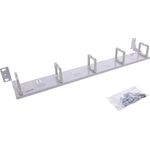 InLine 19" Kabelführungspanel 5 Kunststoffbügel horizontal RAL 7035 grau (19110K)