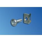 EMERSON Network PowerSet Miracel/Smaract 50 Federmuttern M5 breit + 50 Linsenschrauben FormZ M5x10 (050413359)