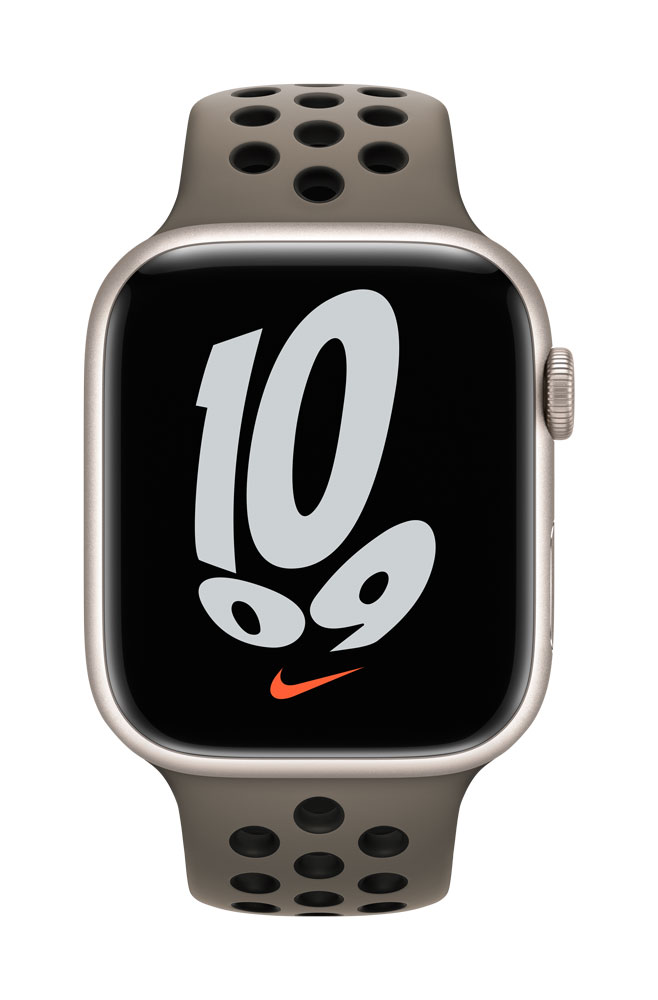 APPLE 45mm Olive Grey/Black Nike Sport Band (MPH73ZM/A)