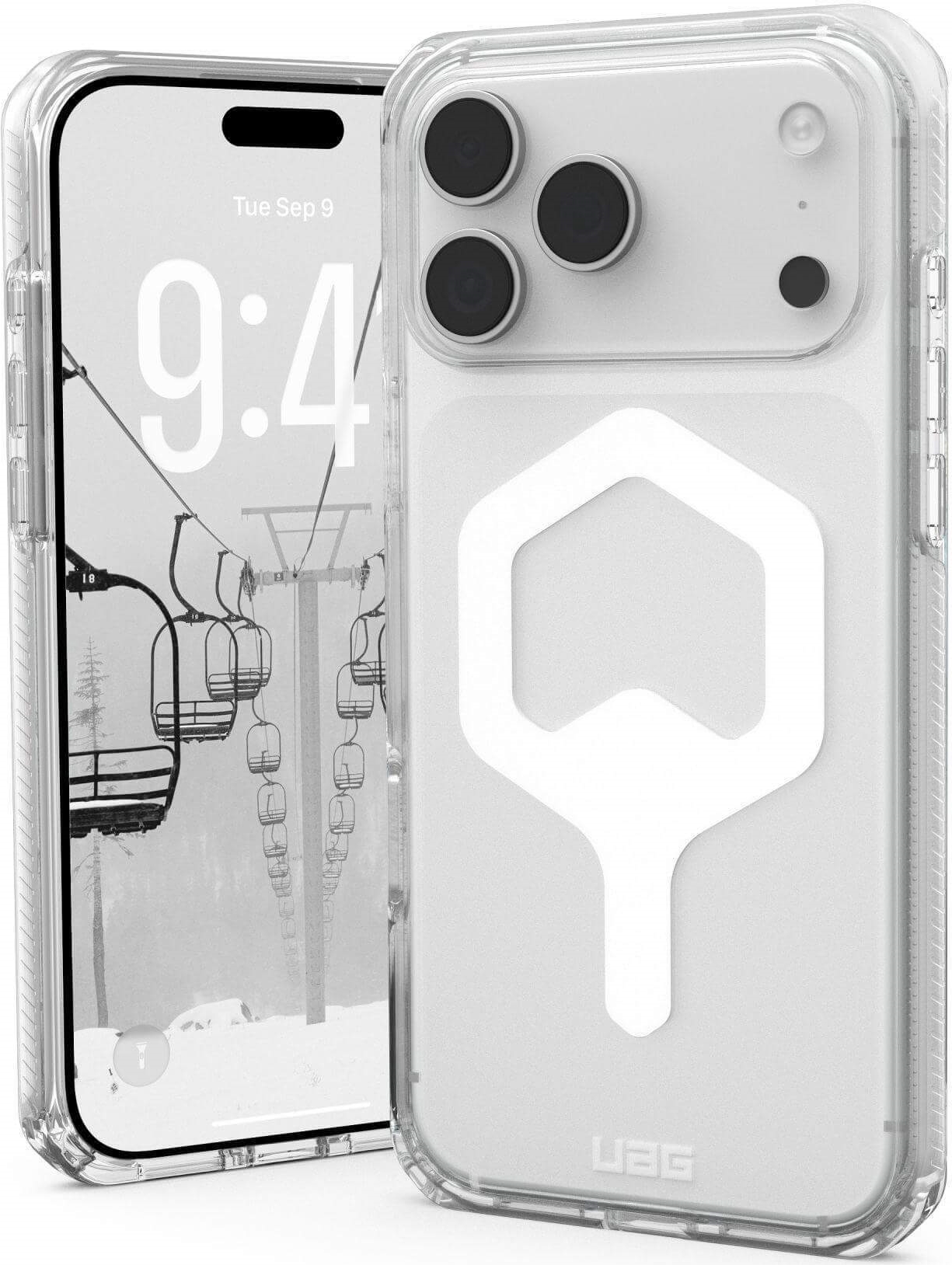 UAG Urban Armor Gear Plyo MagSafe Case | Apple iPhone 17 Pro Max | ice (transparent)/weiß | 114530114341 (114530114341)