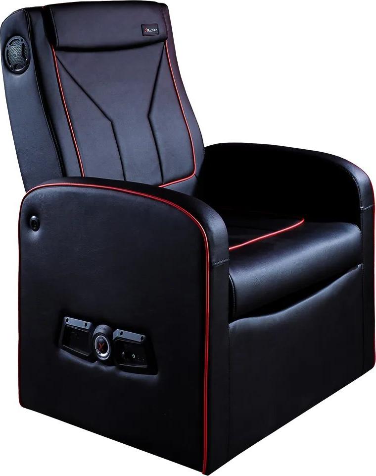 X-Rocker 2022021 Konsolen-Gamingstuhl gepolstert Schwarz/Rot