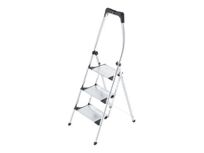 Hailo LivingStep Comfort Plus Stufenleiter 3 Stufen Schwarz