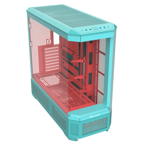 Thermaltake View 600 TG Mint Strawberry Full Tower PC-Gehäuse Mintfarbe